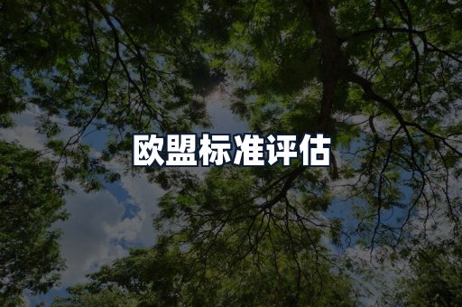 欧盟标准评估